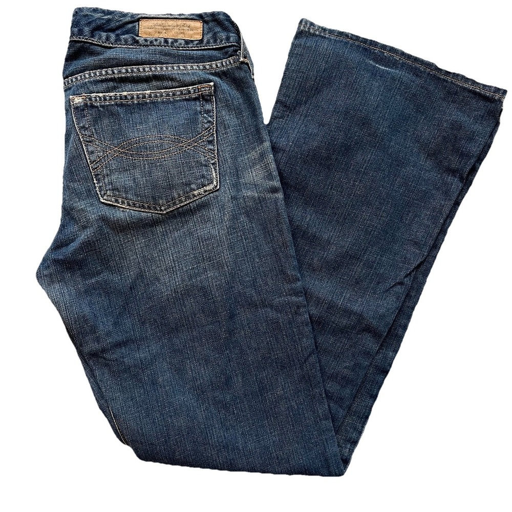 Abercrombie & Fitch Blue Flare Jeans